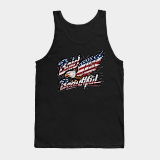 4th of July Bald Is Beautiful Bald Eagle Men Women Gift Tank Top